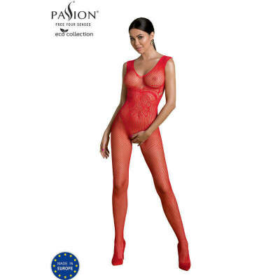 DML-D-236089-PASSION - ECO COLLECTION BODYSTOCKING ECO BS003 ROJO