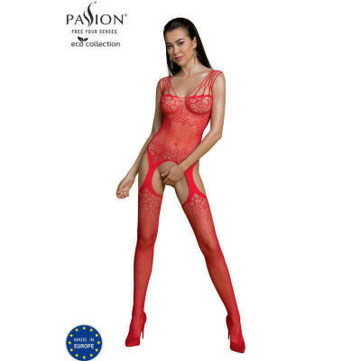 DML-D-236092-PASSION - ECO COLLECTION BODYSTOCKING ECO BS004 ROJO