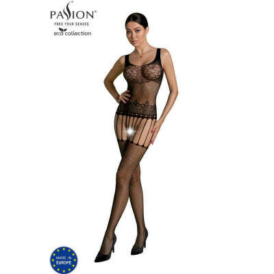 DML-D-236082-PASSION - ECO COLLECTION BODYSTOCKING ECO BS001 NEGRO