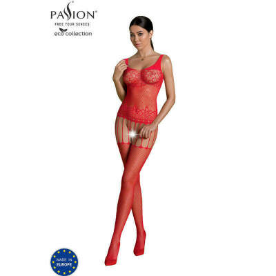 DML-D-236083-PASSION - ECO COLLECTION BODYSTOCKING ECO BS001 ROJO