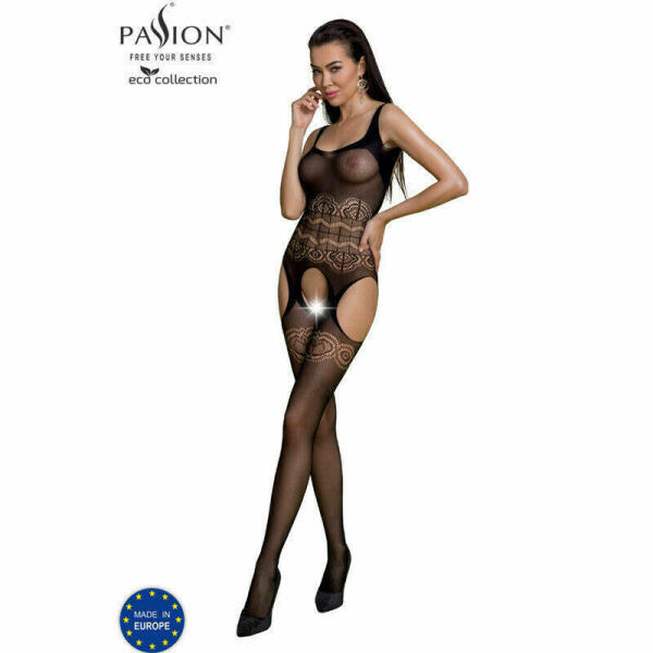 PASSION - ECO COLLECTION BODYSTOCKING ECO BS005 NEGRO