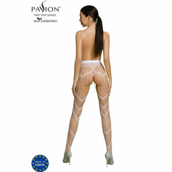 PASSION - ECO COLLECTION BODYSTOCKING ECO S006 BLANCO