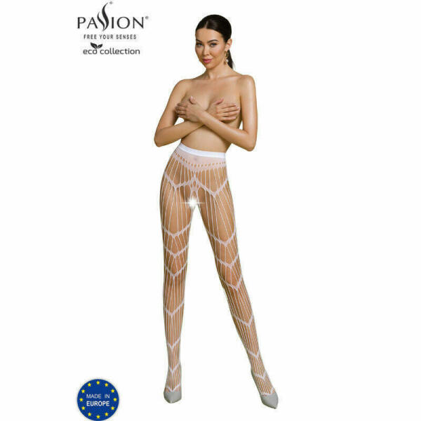 PASSION - ECO COLLECTION BODYSTOCKING ECO S006 BLANCO