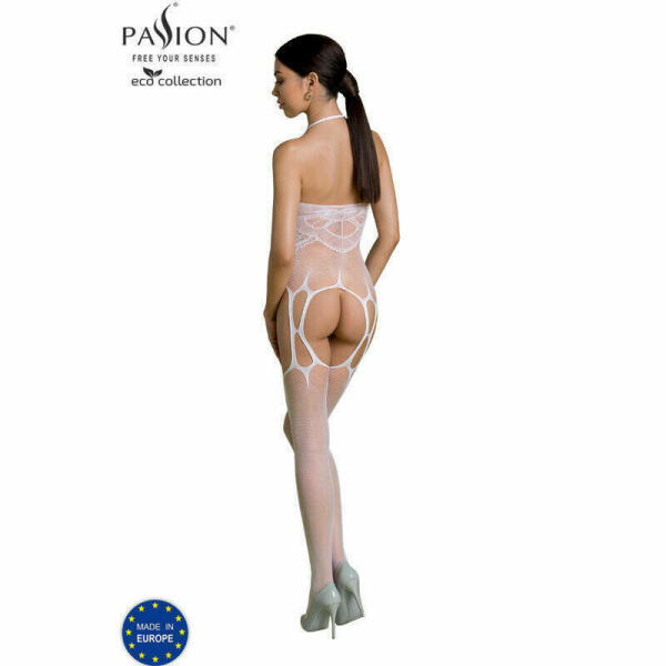 PASSION - ECO COLLECTION BODYSTOCKING ECO BS002 BLANCO