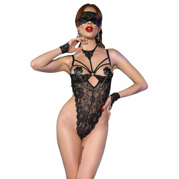 CHILIROSE - CR 4488 BODY LACE NEGRO