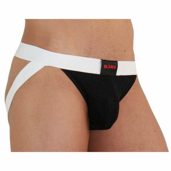 BURN - 004 JOCK BRILLANTE NEGRO / BLANCO S