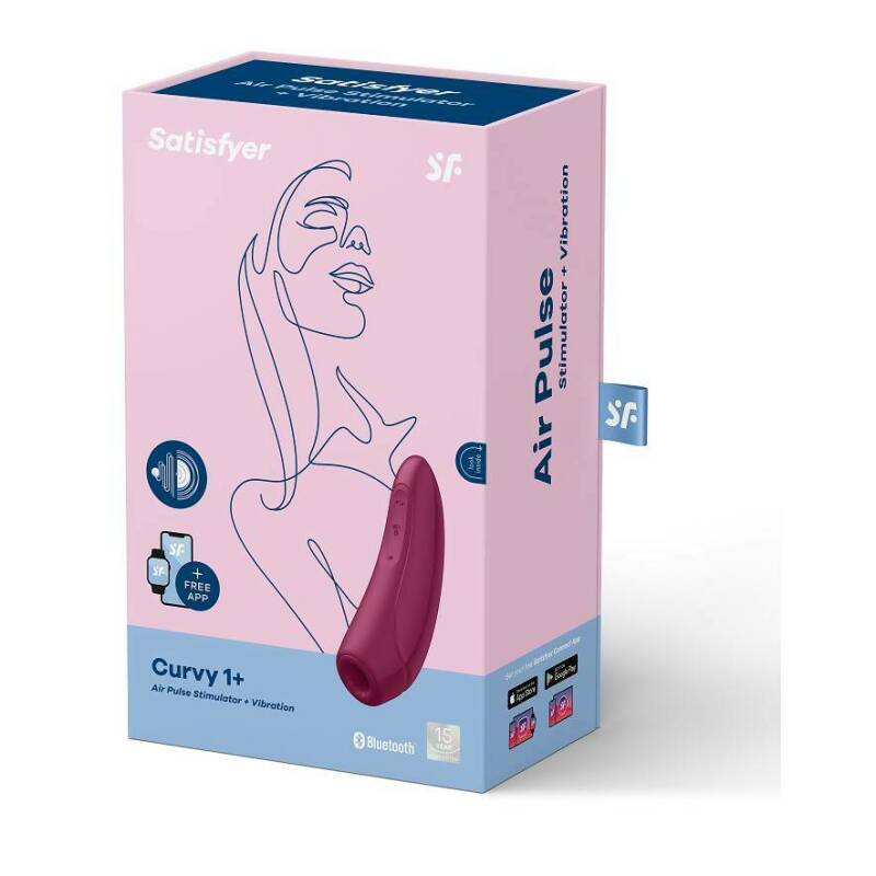 SATISFYER - CURVY 1 + ROJO ROSADO